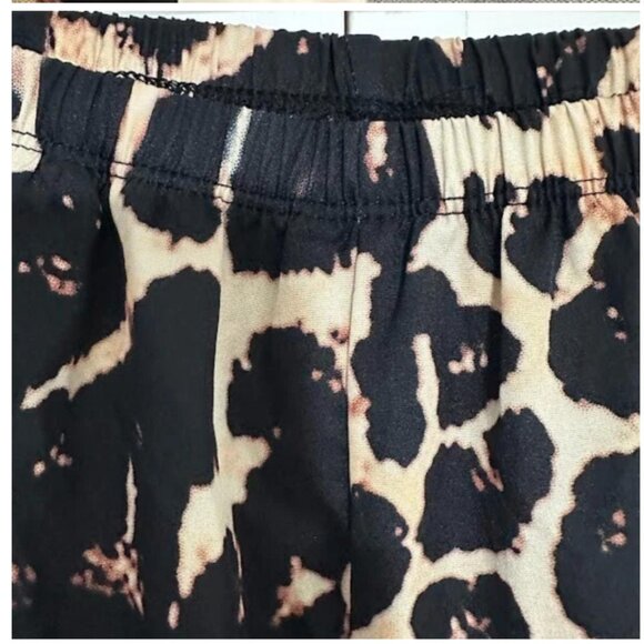 Women's Leopard Print Matching Set – Cami Top & Wide Leg Pants Size: M - Picture 8 of 9